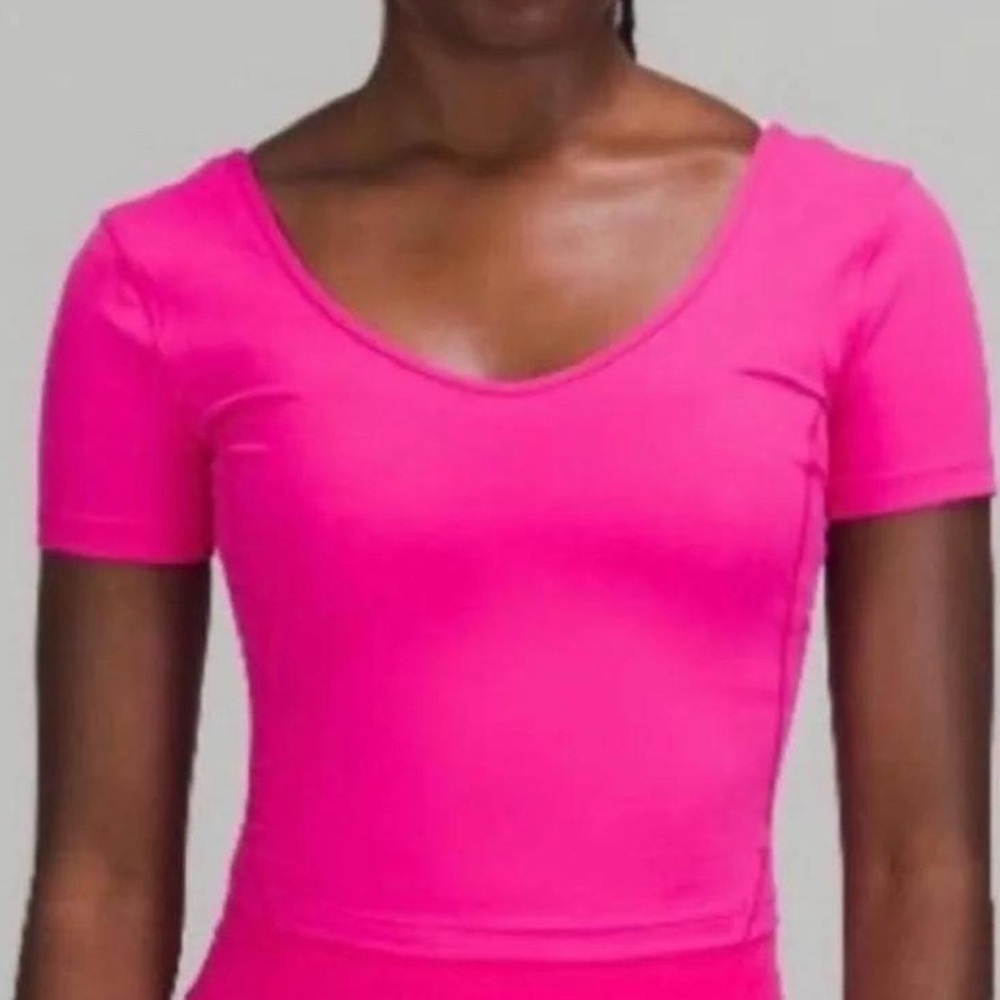 Vibrant Pink Short Sleeve Top